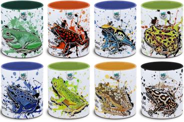 frogs kaufen und verkaufen Photo: viele Arten gedruckt auf Keramiktasse oder Wandbild aus Holz