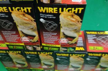 Zubehör kaufen und verkaufen Foto: Exo Terra Wire Light, Porzellan Drahtlampe,für Lampen bis zu 150W