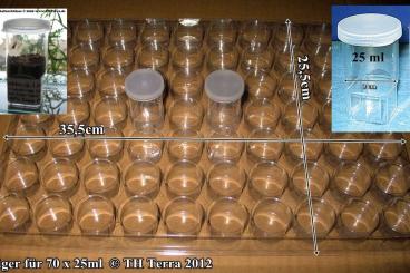 Vogelspinnen kaufen und verkaufen Foto: 25ml Aufzuchtdosen Slingdosen "Filmdosen" Vogelspinnen kaufen und verkaufen Foto: 25ml Aufzuchtdosen Slingdosen "Filmdosen"