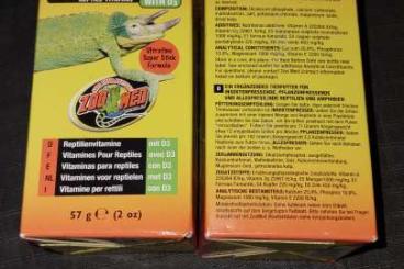 Supplies kaufen und verkaufen Photo: Zoo Med's REPTIVITE mit Vitamin D3 - 2x 56,7g Dosen
